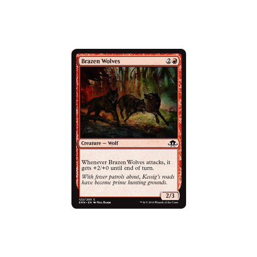 Brazen Wolves FOIL - EMN