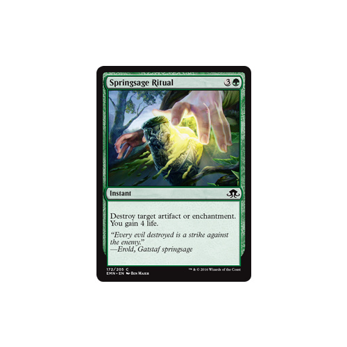 Springsage Ritual FOIL - EMN