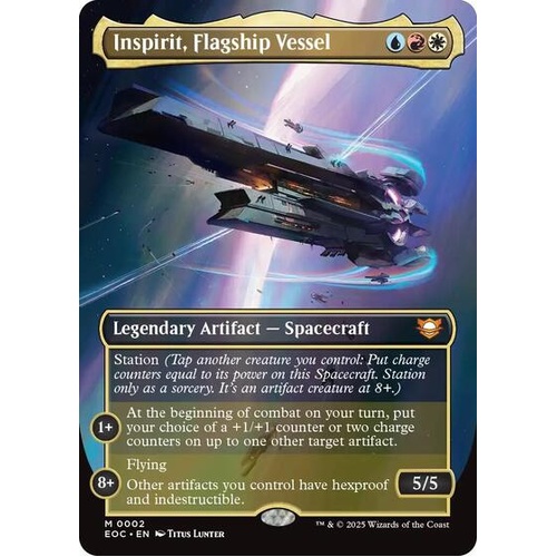 Inspirit, Flagship Vessel (Borderless) FOIL - EOC