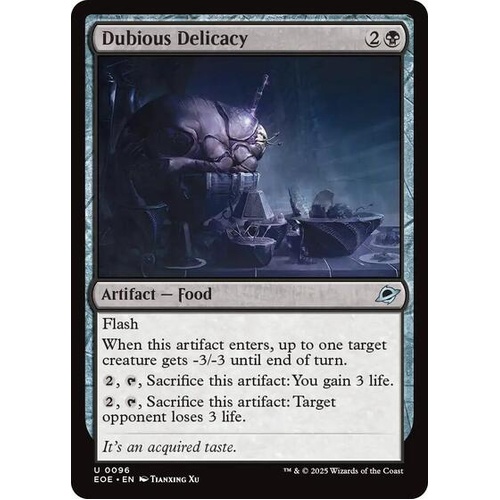 Dubious Delicacy - EOE