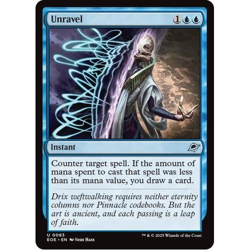 Unravel FOIL - EOE