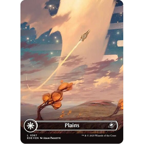 Plains (0367) (Borderless) (Galaxy Foil) FOIL - EOE