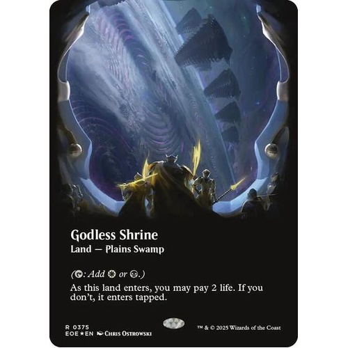 Godless Shrine (Borderless) (Galaxy Foil) FOIL - EOE