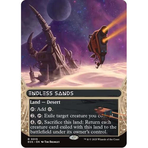 Endless Sands (0015) (Borderless) FOIL - EOS