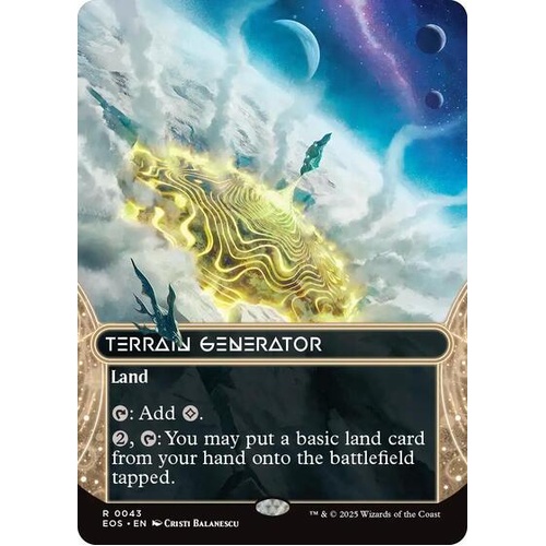 Terrain Generator (0043) (Borderless) FOIL - EOS