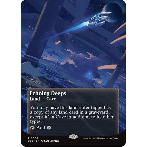 Echoing Deeps (0058) (Borderless) FOIL - EOS