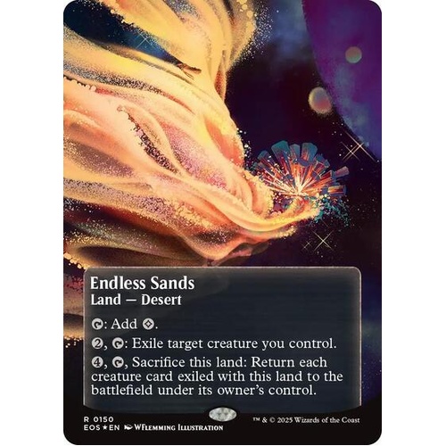 Endless Sands (0150) (Borderless) (Galaxy Foil) FOIL - EOS