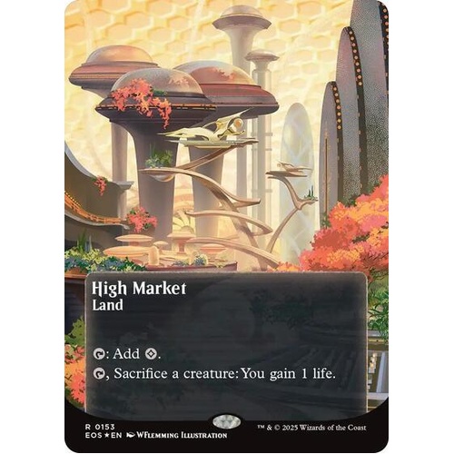 High Market (0153) (Borderless) (Galaxy Foil) FOIL - EOS