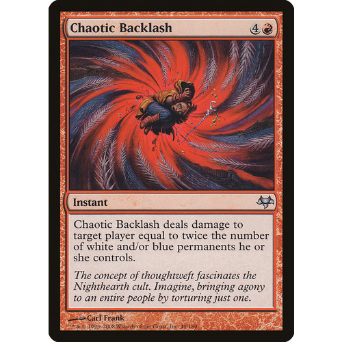 Chaotic Backlash FOIL - EVE