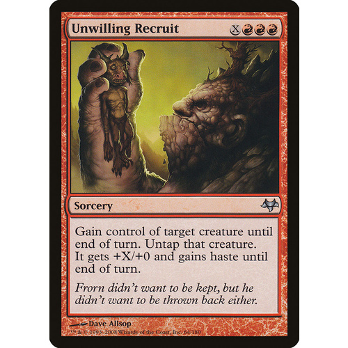 Unwilling Recruit FOIL - EVE