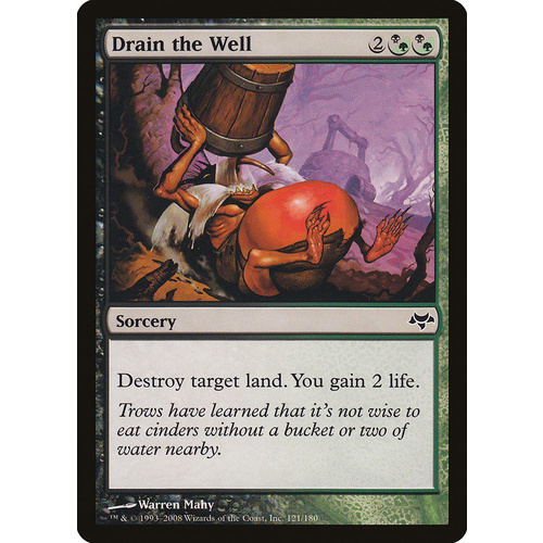 Drain the Well FOIL - EVE