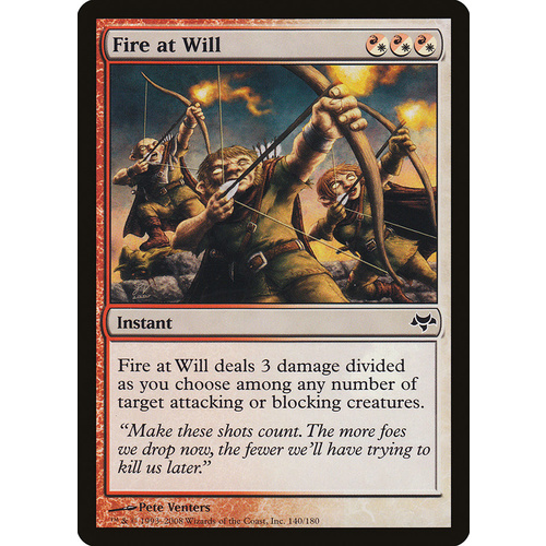 Fire at Will FOIL - EVE