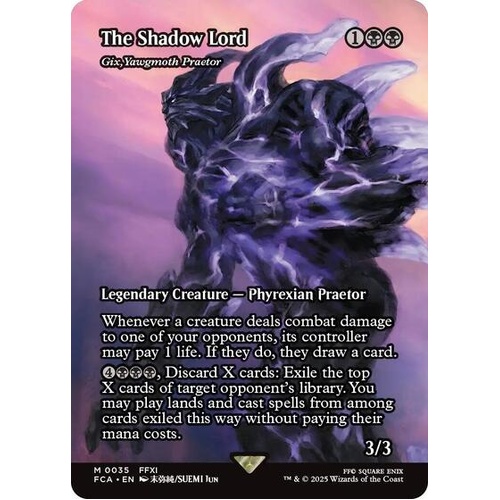 The Shadow Lord - Gix, Yawgmoth Praetor (Showcase) - FCA