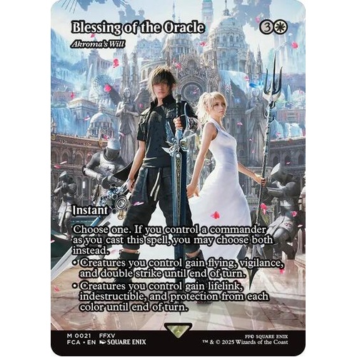 Blessing of the Oracle - Akroma's Will (Showcase) FOIL - FCA