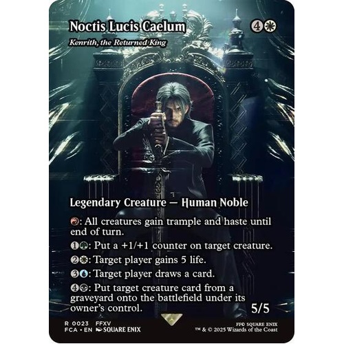 Noctis Lucis Caelum - Kenrith, the Returned King (Showcase) FOIL - FCA