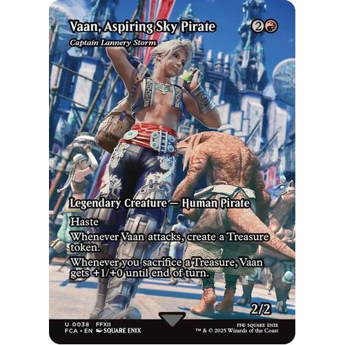 Vaan, Aspiring Sky Pirate - Captain Lannery Storm (Showcase) FOIL - FCA
