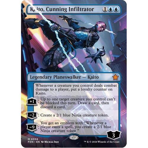 Kaito, Cunning Infiltrator (Borderless) - FDN