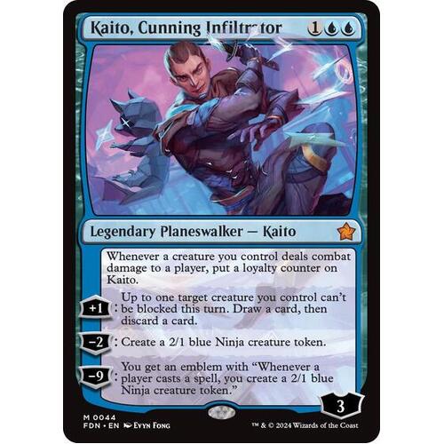 Kaito, Cunning Infiltrator FOIL - FDN