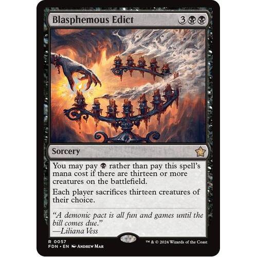 Blasphemous Edict FOIL - FDN