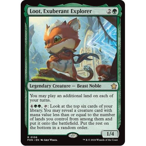 Loot, Exuberant Explorer FOIL - FDN