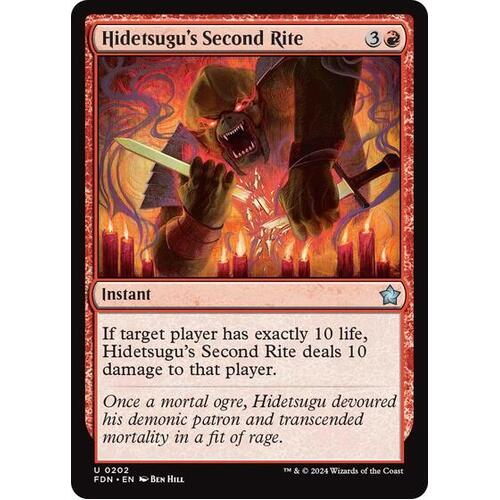 Hidetsugu's Second Rite FOIL - FDN