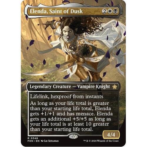 Elenda, Saint of Dusk (Borderless) FOIL - FDN