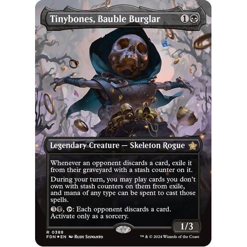 Tinybones, Bauble Burglar (Borderless) (Mana Foil) FOIL - FDN