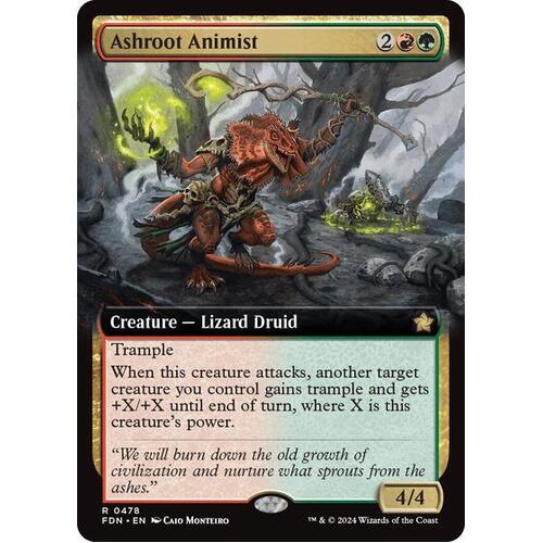 Ashroot Animist (Extended Art) FOIL - FDN