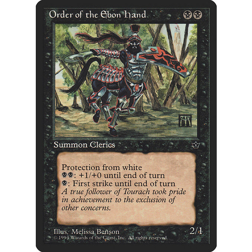 Order of the Ebon Hand (Benson) - FEM
