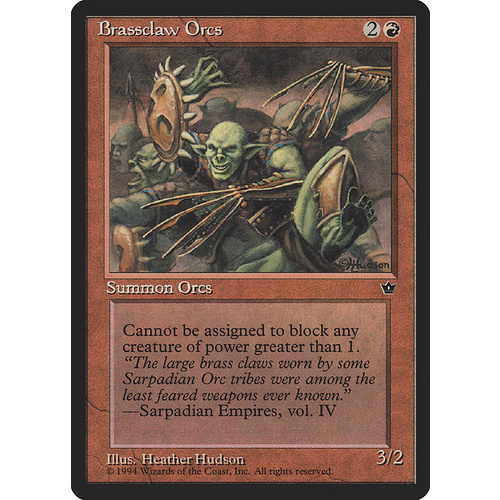 Brassclaw Orcs (D) - FEM
