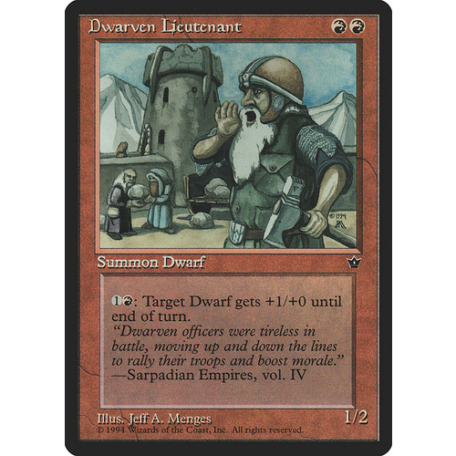 Dwarven Lieutenant - FEM