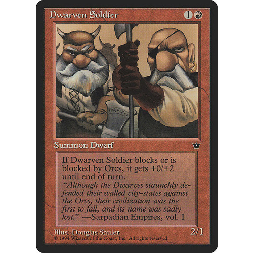 Dwarven Soldier (Shuler) - FEM