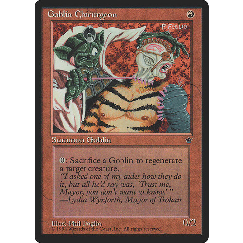 Goblin Chirurgeon (Foglio) - FEM