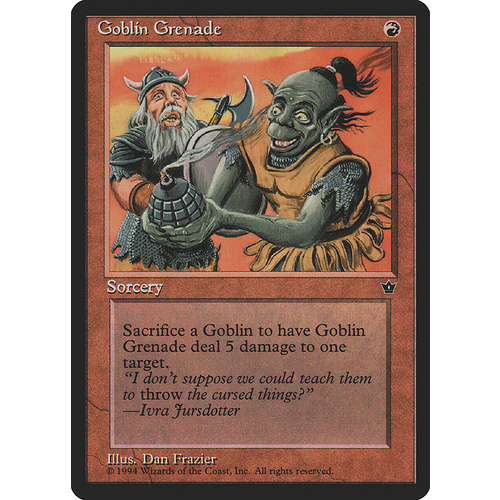 Goblin Grenade (Frazier) - FEM