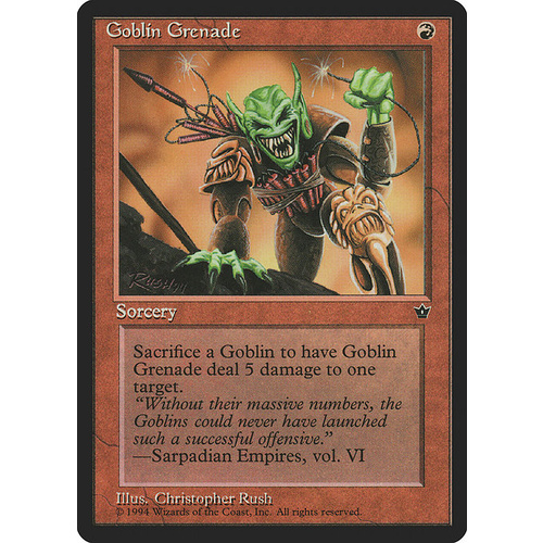 Goblin Grenade (Rush) - FEM