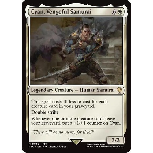 Cyan, Vengeful Samurai - FIC