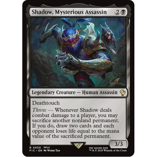 Shadow, Mysterious Assassin - FIC