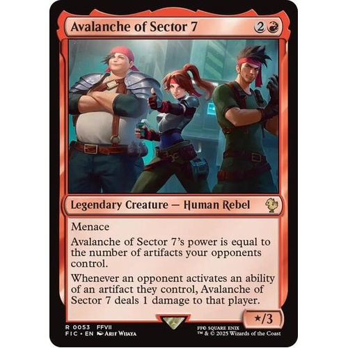 Avalanche of Sector 7 - FIC