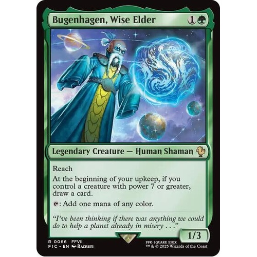Bugenhagen, Wise Elder - FIC