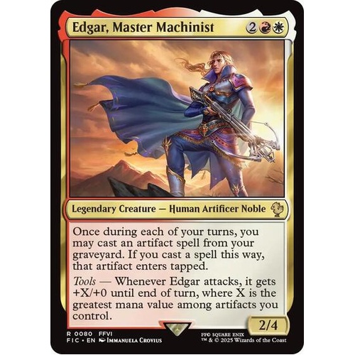 Edgar, Master Machinist - FIC