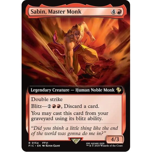 Sabin, Master Monk (Extended Art) - FIC
