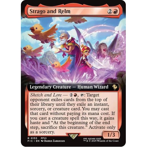 Strago and Relm (Extended Art) - FIC