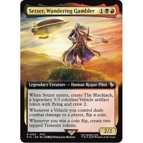 Setzer, Wandering Gambler (Extended Art) - FIC