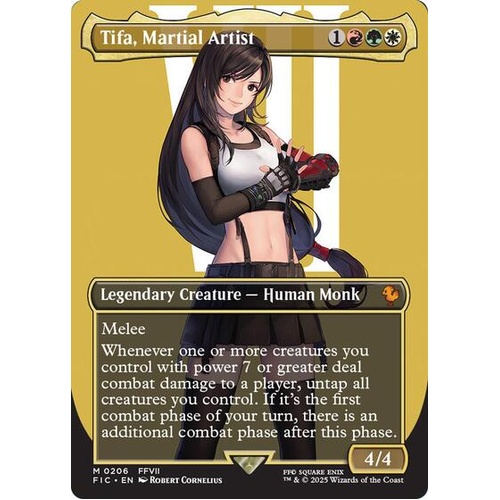 Tifa, Martial Artist (Borderless) - FIC