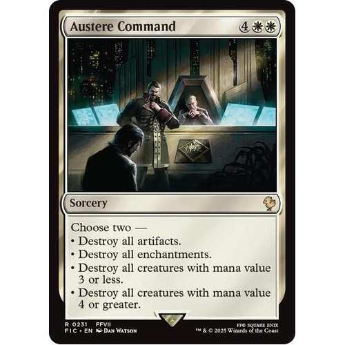 Austere Command - FIC
