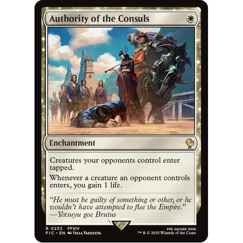 Authority of the Consuls - FIC