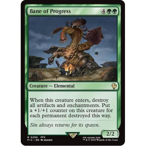 Bane of Progress - FIC