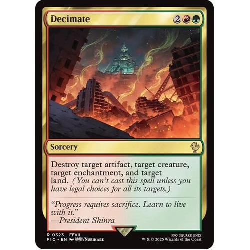 Decimate - FIC