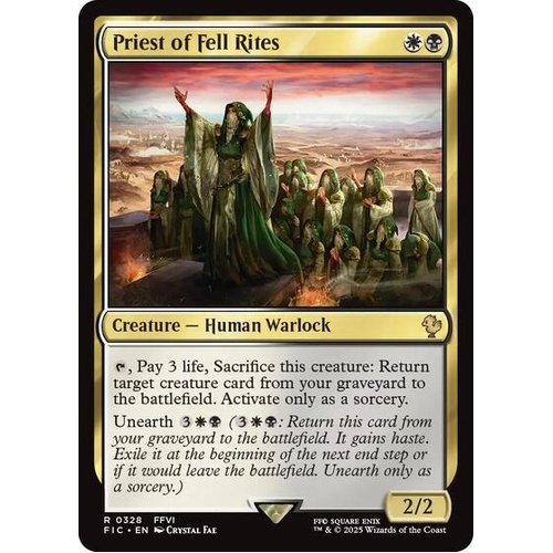 Priest of Fell Rites - FIC
