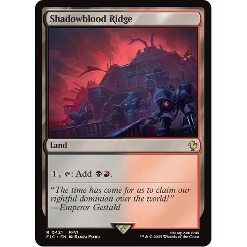 Shadowblood Ridge - FIC